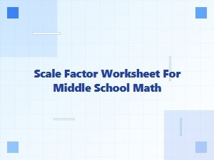Exploring Scale Factors in Middle School Mathematics